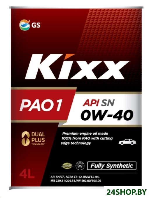 Моторное масло Kixx PAO 1 0W-30 4л Моторное масло Kixx PAO 1 0W-30 4л