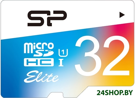 Карта памяти Silicon-Power Elite microSDHC SP032GBSTHBU1V21 32GB Карта памяти Silicon-Power Elite microSDHC SP032GBSTHBU1V21 32GB