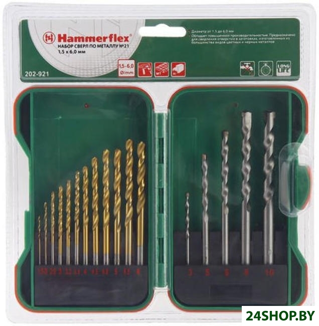 Набор сверл HAMMER Flex 202-921 (17 шт) Набор сверл HAMMER Flex 202-921 (17 шт)