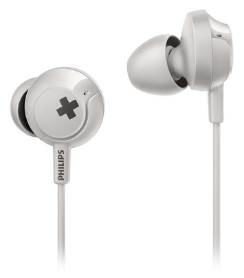 Наушники с микрофоном Philips Bass+ SHE4305WT/00 Наушники с микрофоном Philips Bass+ SHE4305WT/00