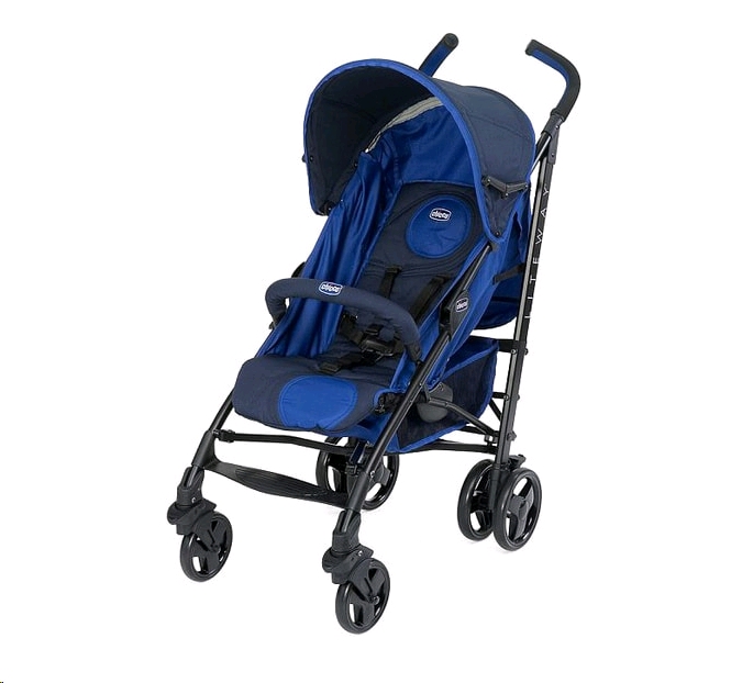 Детская прогулочная коляска Chicco Lite Way Top (синий/темно-синий) Детская прогулочная коляска Chicco Lite Way Top (синий/темно-синий)