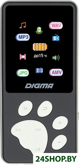 MP3 плеер Digma S4 8GB (черный/серый) MP3 плеер Digma S4 8GB (черный/серый)