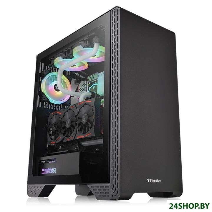 Корпус Thermaltake S300 Tempered Glass CA-1P5-00M1WN-00 Корпус Thermaltake S300 Tempered Glass CA-1P5-00M1WN-00