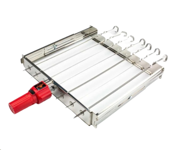 Мангал-автомат Чудо 5 шампуров (с двигателем) Мангал-автомат Чудо 5 шампуров (с двигателем)