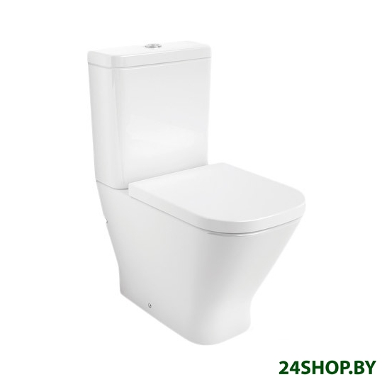 Унитаз Roca The Gap CleanRim (34273700H + 341730000 + 801732004) с пневмокр. Унитаз Roca The Gap CleanRim (34273700H + 341730000 + 801732004) с пневмокр.