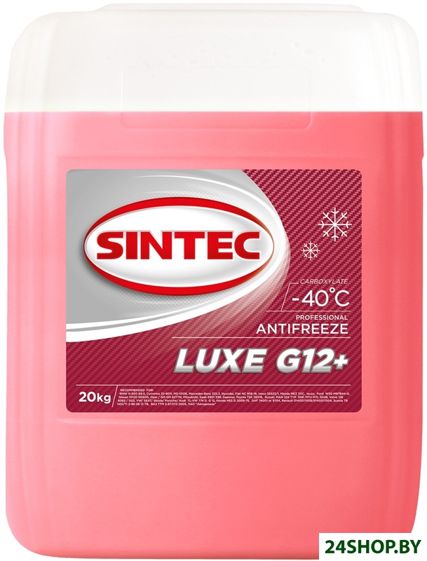 Антифриз Sintec Luxe G12+ 20кг Антифриз Sintec Luxe G12+ 20кг