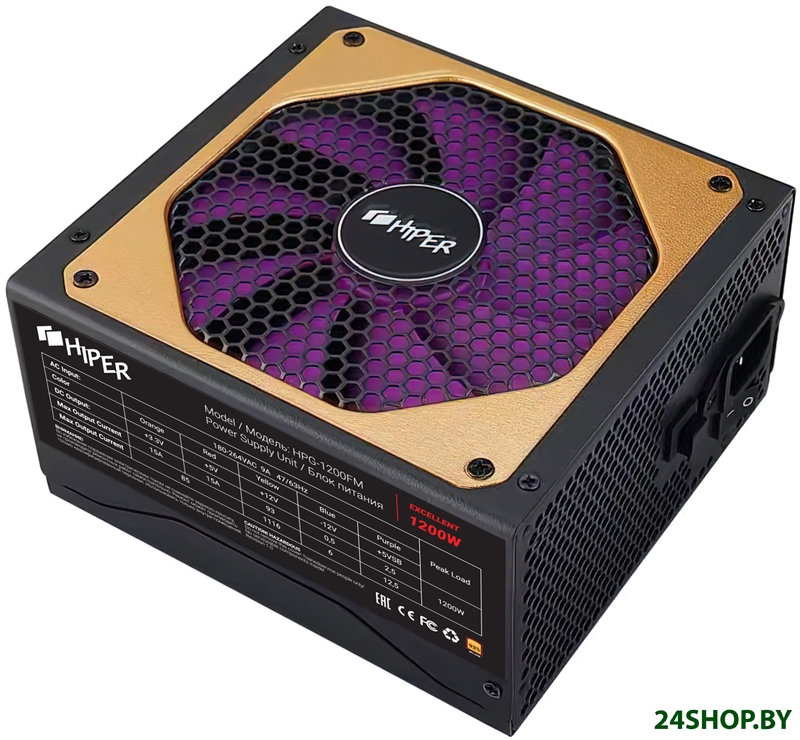 Блок питания Hiper Excellent HPG-1200FM Блок питания Hiper Excellent HPG-1200FM