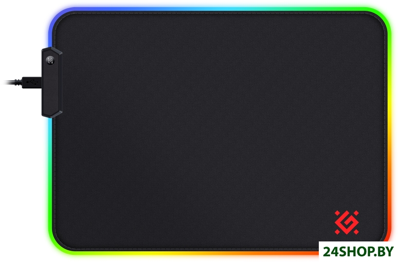 Коврик для мыши Defender Black L Light (50008) Коврик для мыши Defender Black L Light (50008)