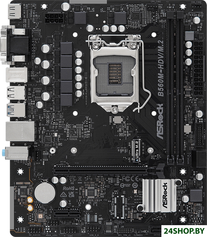 Материнская плата ASRock B560M-HDV/M.2 Материнская плата ASRock B560M-HDV/M.2