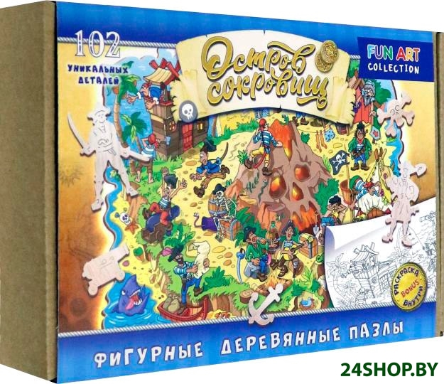 Пазл Нескучные игры Остров сокровищ Пазл Нескучные игры Остров сокровищ