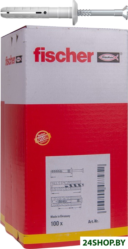 Дюбель-гвоздь Fischer N 8 x 40/1 P 514870 (100 шт) Дюбель-гвоздь Fischer N 8 x 40/1 P 514870 (100 шт)