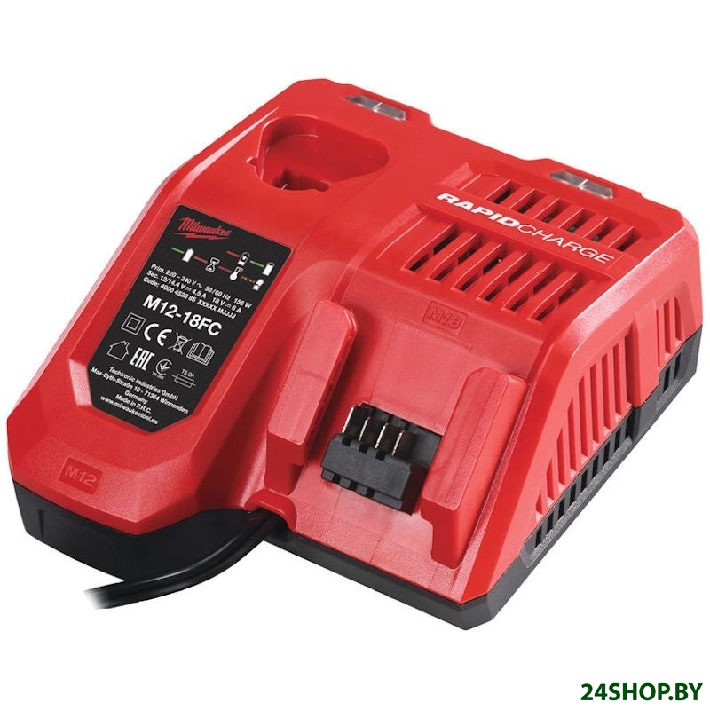 Зарядное устройство Milwaukee M12-18 FC (12-18В) (4932451079) Зарядное устройство Milwaukee M12-18 FC (12-18В) (4932451079)