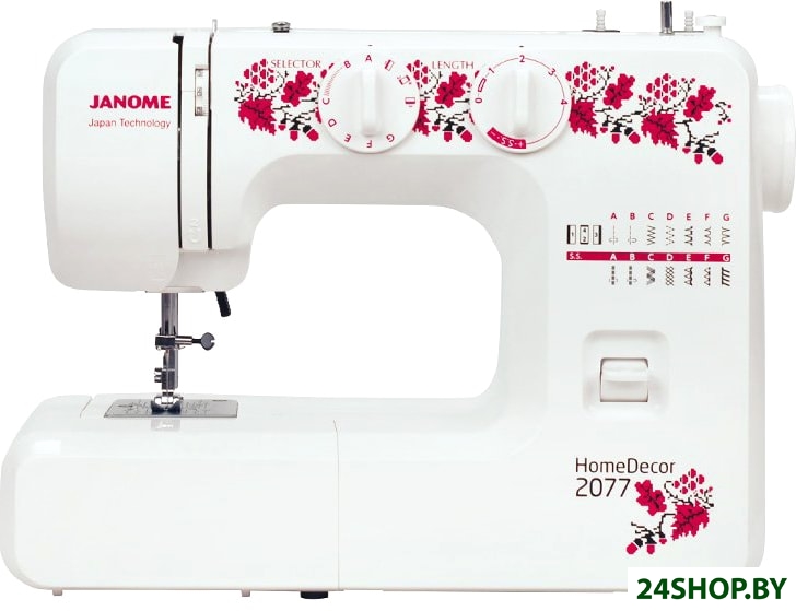 Электромеханическая швейная машина Janome HomeDecor 2077 Электромеханическая швейная машина Janome HomeDecor 2077