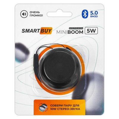 Беспроводная колонка SmartBuy Mini Boom SBS-420 Беспроводная колонка SmartBuy Mini Boom SBS-420