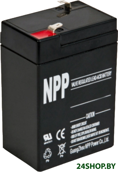 Аккумулятор для ИБП NPP NP 6-2.8 (6В/2.8 А·ч) Аккумулятор для ИБП NPP NP 6-2.8 (6В/2.8 А·ч)