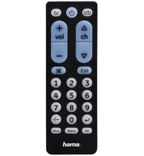 Универсальный пульт ДУ Hama Big Zapper 00040072 universal Универсальный пульт ДУ Hama Big Zapper 00040072 universal