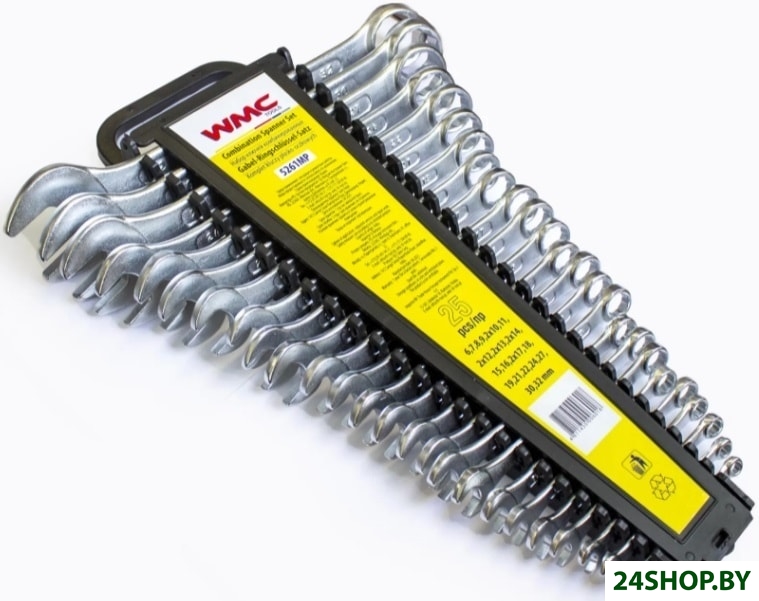 Набор ключей WMC Tools 5261MP (25 предметов) Набор ключей WMC Tools 5261MP (25 предметов)