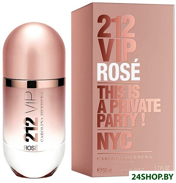 Парфюмированная вода CAROLINA HERRERA 212 VIP Rose (50 мл) Парфюмированная вода CAROLINA HERRERA 212 VIP Rose (50 мл)