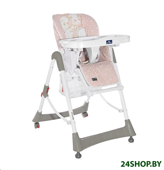 Стульчик для кормления Lorelli Gusto Satin Pink Hug (10100362141) Стульчик для кормления Lorelli Gusto Satin Pink Hug (10100362141)