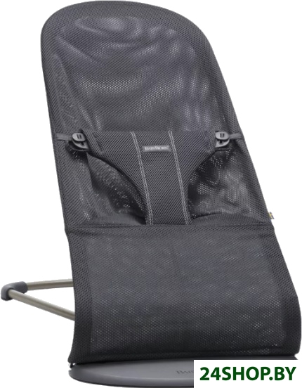 Шезлонг BabyBjorn Bouncer Bliss полиэстер (антрацит) Шезлонг BabyBjorn Bouncer Bliss полиэстер (антрацит)