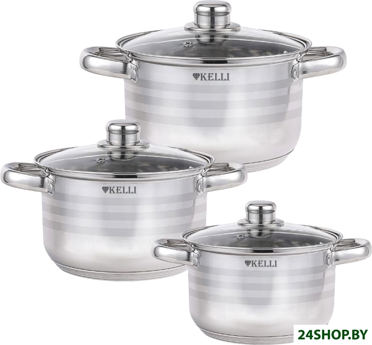 Набор кастрюль KELLI KL-4294 Набор кастрюль KELLI KL-4294