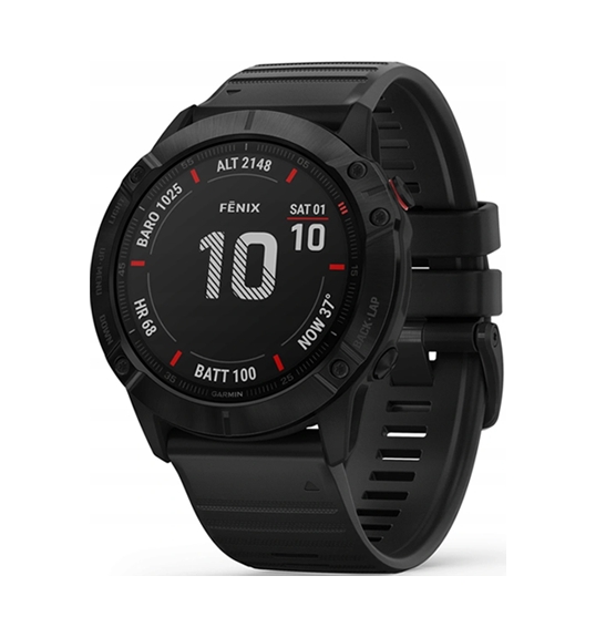 Умные часы Garmin Fenix 6X Sapphire (серый DLC/черный) Умные часы Garmin Fenix 6X Sapphire (серый DLC/черный)