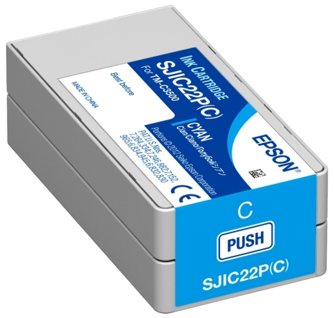 Картридж Epson C33S020602 (голубой, для TM-C3500) Картридж Epson C33S020602 (голубой, для TM-C3500)