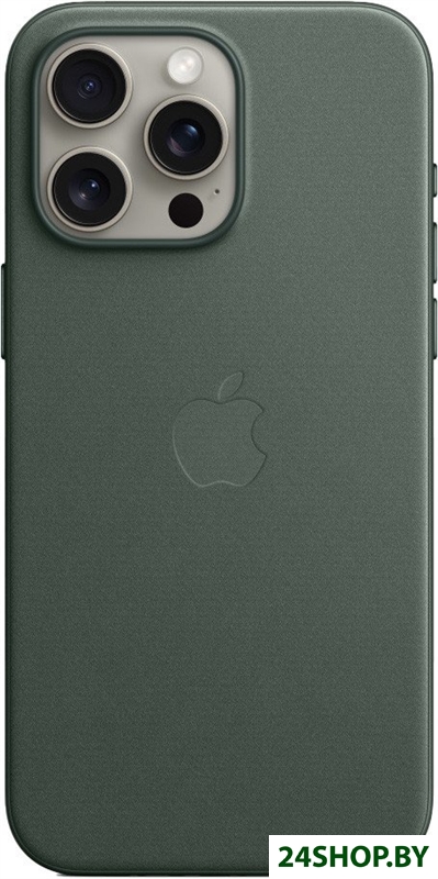 Чехол для телефона Apple MagSafe FineWoven Case для iPhone 15 Pro Max (зеленый) Чехол для телефона Apple MagSafe FineWoven Case для iPhone 15 Pro Max (зеленый)