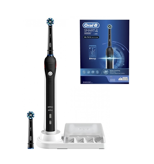 Зубная щетка электрическая Oral-B Smart 4 4000N (черный) Зубная щетка электрическая Oral-B Smart 4 4000N (черный)