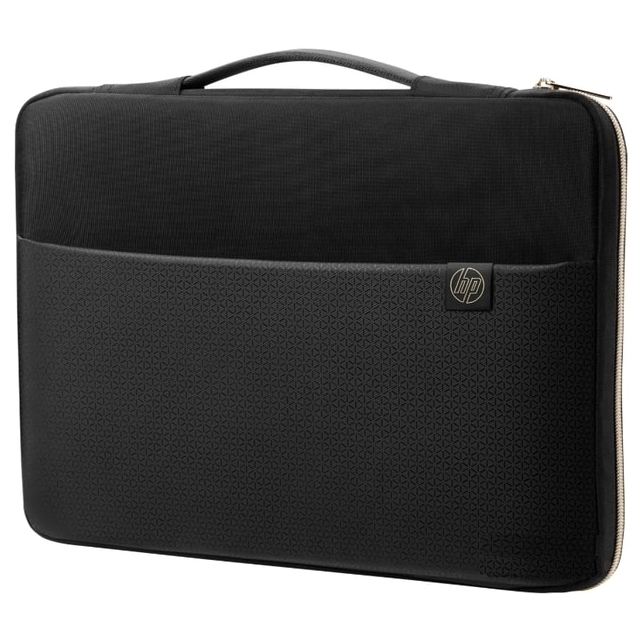Сумка HP Carry Sleeve (черный/золотистый) Сумка HP Carry Sleeve (черный/золотистый)