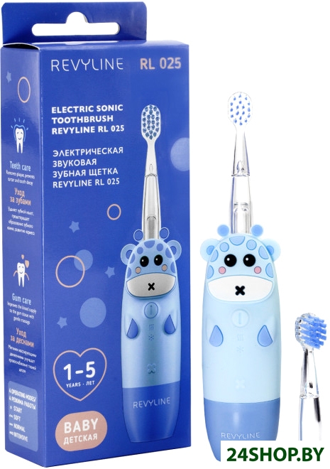 Электрическая зубная щетка Revyline RL 025 Baby (синий) Электрическая зубная щетка Revyline RL 025 Baby (синий)