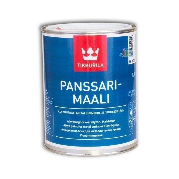 Краска Tikkurila Panssarimaali 0.9 л (базис C) Краска Tikkurila Panssarimaali 0.9 л (базис C)