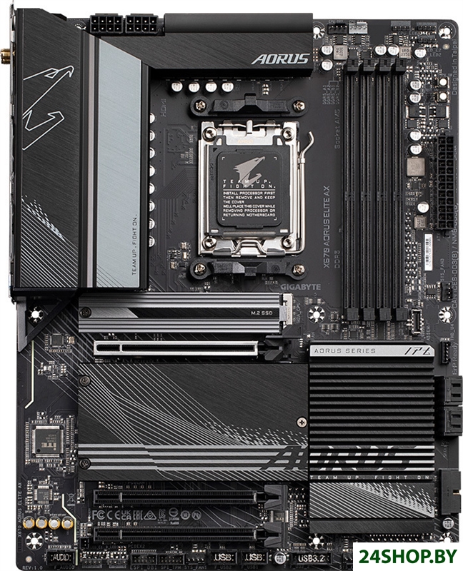 Материнская плата Gigabyte X670 Aorus Elite AX (rev.1.0) Материнская плата Gigabyte X670 Aorus Elite AX (rev.1.0)