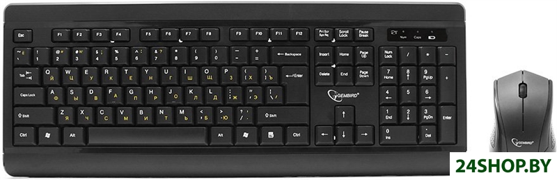 Клавиатура и мышь Gembird KBS-8001 Black Клавиатура и мышь Gembird KBS-8001 Black