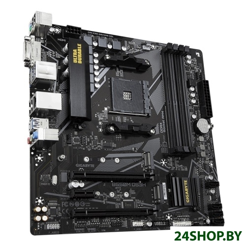 Материнская плата Gigabyte B550M DS3H (rev. 1.0) Материнская плата Gigabyte B550M DS3H (rev. 1.0)
