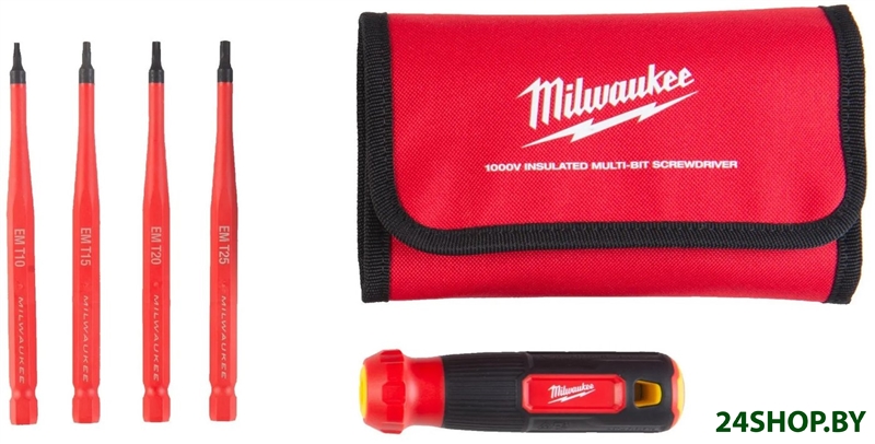 Набор отвертка с битами Milwaukee 4932493658 (5 предметов) Набор отвертка с битами Milwaukee 4932493658 (5 предметов)