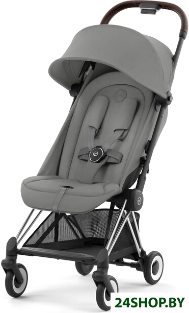 Коляска прогулочная «книга» Cybex Coya (mirage grey/chrome frame) Коляска прогулочная «книга» Cybex Coya (mirage grey/chrome frame)