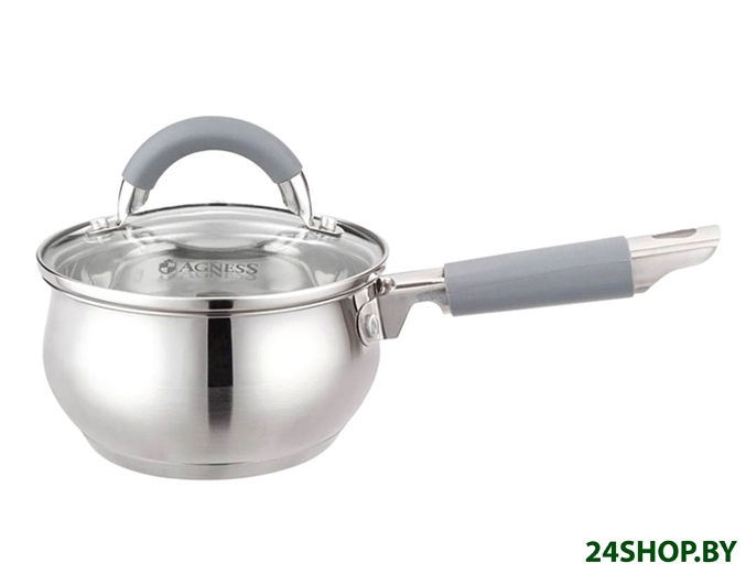 Кастрюля с длинной ручкой Agness 937-360 Кастрюля с длинной ручкой Agness 937-360