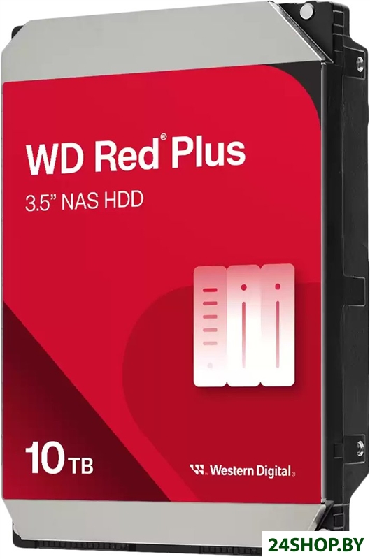 Жесткий диск WD Red Plus 10TB WD100EFGX Жесткий диск WD Red Plus 10TB WD100EFGX
