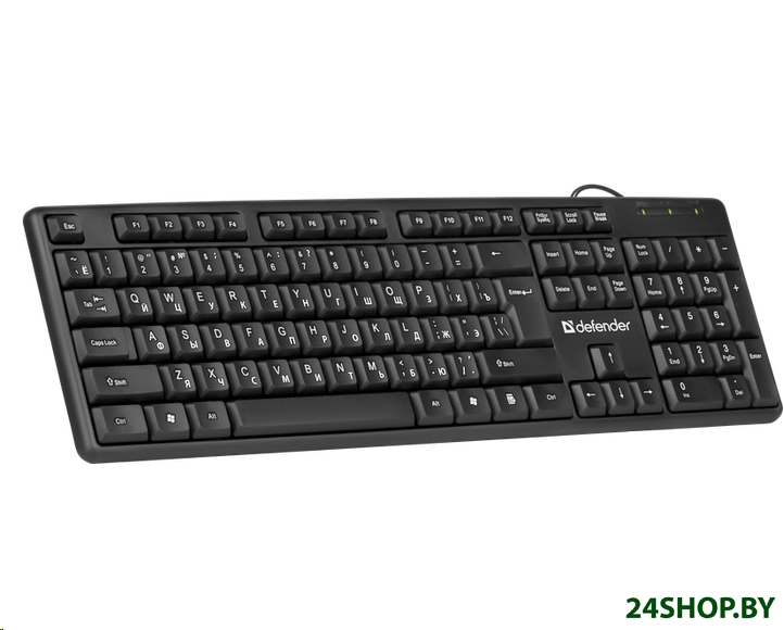 Клавиатура Defender Element HB-520B USB (черный) (45522) Клавиатура Defender Element HB-520B USB (черный) (45522)