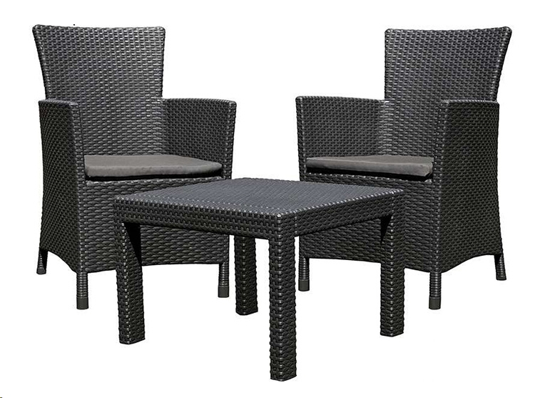 Комплект садовой мебели Keter Rosario Balcony Set 216777 (графитовый) Комплект садовой мебели Keter Rosario Balcony Set 216777 (графитовый)
