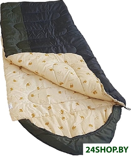 Спальный мешок BalMax Аляска Camping Plus 0 (хаки, правая молния) Спальный мешок BalMax Аляска Camping Plus 0 (хаки, правая молния)