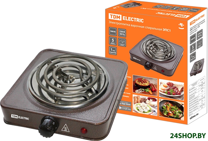 Настольная плита TDM Electric ЭПС1 SQ2504-0011 (коричневый) Настольная плита TDM Electric ЭПС1 SQ2504-0011 (коричневый)