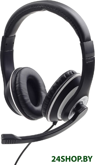Наушники GEMBIRD MHS-03-BKWT Наушники GEMBIRD MHS-03-BKWT
