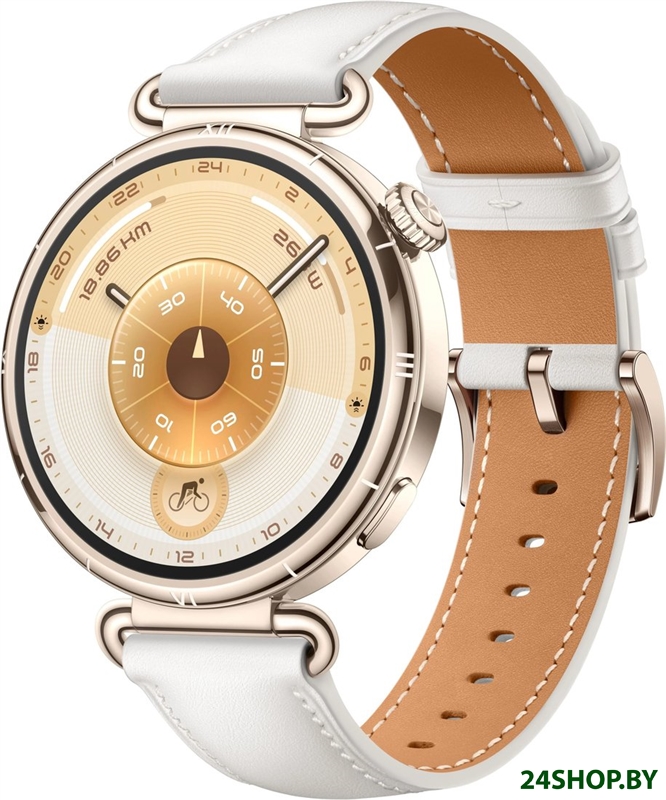 Умные часы Huawei Watch GT 6 41 мм (золотистый, с белым кожаным ремешком, международная версия) Умные часы Huawei Watch GT 6 41 мм (золотистый, с белым кожаным ремешком, международная версия)