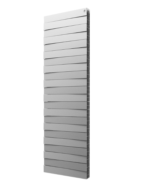 Биметаллический радиатор Royal Thermo Pianoforte Tower 500 Silver Satin (22 секции) Биметаллический радиатор Royal Thermo Pianoforte Tower 500 Silver Satin (22 секции)
