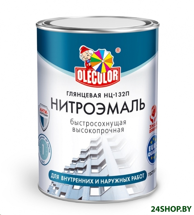 Эмаль Olecolor НЦ-132П 0.7 кг (красно-коричневый) (О3852650) Эмаль Olecolor НЦ-132П 0.7 кг (красно-коричневый) (О3852650)