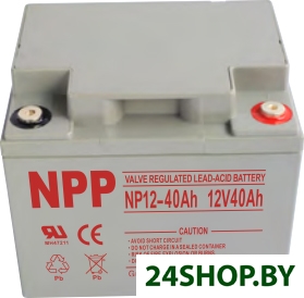 Аккумулятор для ИБП NPP NP 12-40.0 (12В/40.0 А·ч) Аккумулятор для ИБП NPP NP 12-40.0 (12В/40.0 А·ч)
