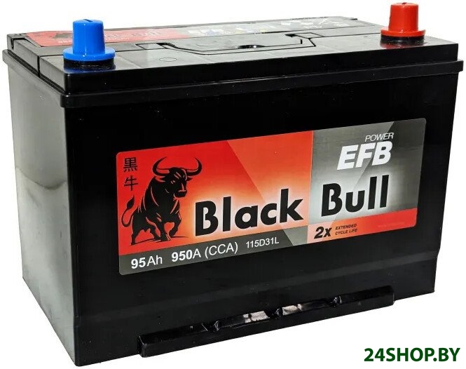 Автомобильный аккумулятор Black Bull Asia EFB JR (95 А·ч) Автомобильный аккумулятор Black Bull Asia EFB JR (95 А·ч)
