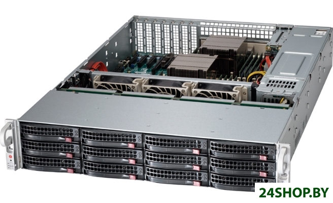 Корпус Supermicro SuperChassis CSE-826BAC4-R920LPB 920W Корпус Supermicro SuperChassis CSE-826BAC4-R920LPB 920W